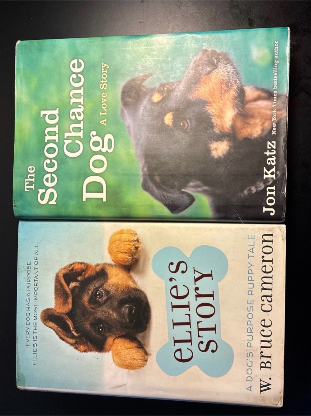 Ellie's Story & The Second Chance Dog Book Set - Blue and Green Covers